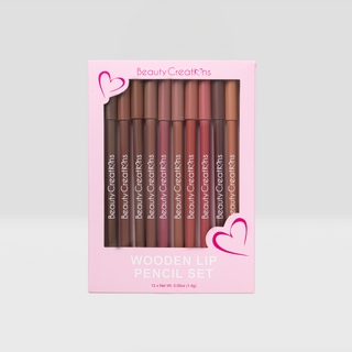 Wooden Lip Pencil - Set De Delineadores De Labios - Bundle