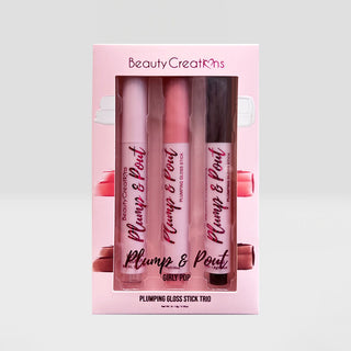 Plump & Pout "Girly Pop" Plumping Gloss Stick Trio