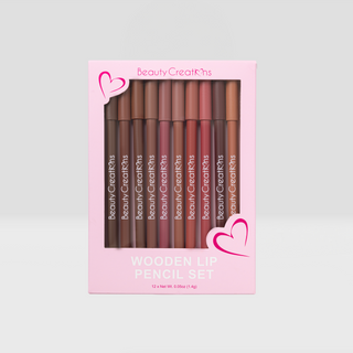 Wooden Lip Pencil Set