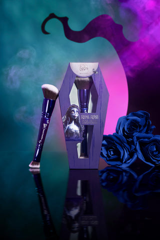 Tim Burton's Corpse Bride X Beauty Creations - Brocha Doble Para Contorno - Bridal Brush