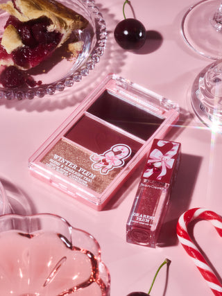 Beauty Creations XMAS - Trio de Rubor e Iluminador + Aceite de Labios - Dashin Darlin
