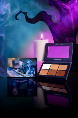 Corpse Bride X Beauty Creations - Paleta De Contorno En Crema - According To Plan