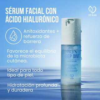 Beauty Creations Skin - Suero Facial de Ácido Hialurónico Multiusos - Deep Dive