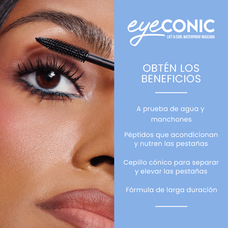 Eyeconic - Mascara Para Pestañas A Prueba De Agua - Lift & Curl