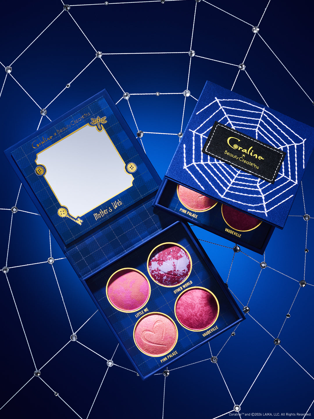 Coraline X Beauty Creations - Paleta De Rostro - Mother's Web