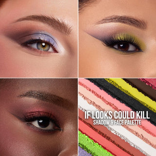 Goosebumps X Beauty Creations - Paleta De Sombras Y Rostro - If Looks Could Kill