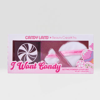 Candy Land - Polvo Suelto Y Puff - I Want Candy