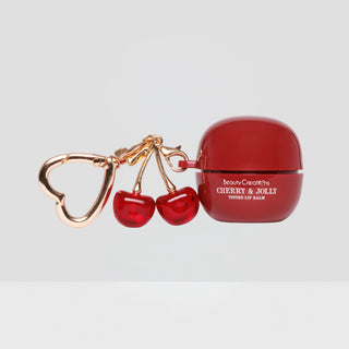 Beauty Creations XMAS - Llavero Balsamo Labial Con Color - Cherry & Jolly