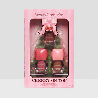 Beauty Creations XMAS - Set De Lip Glaze - Cherry On Top