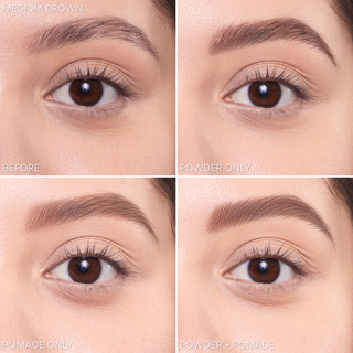DUET - Bundle De Cejas Lápiz con Gel + Pomada con Sombra