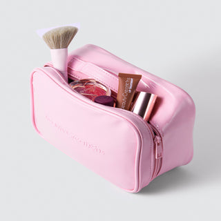 Cosmetiquera - Bolsa Rosa De Vinil
