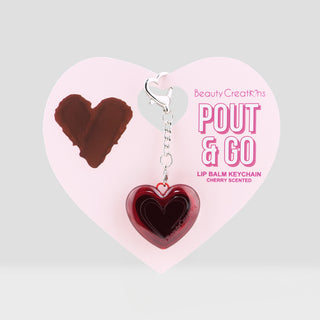 Pout & Go - Llaveros Con Bálsamo Labial - CEREZA