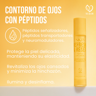 Beauty Creations Skin - Crema Para Contorno De Ojos Con Péptidos - Refresh & Reset