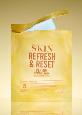 Beauty Creations Skin - Mascarilla Facial de Hidrogel con Péptidos 1pza - Refresh & Reset