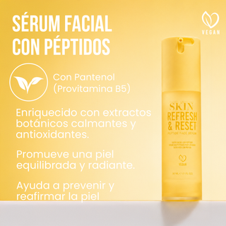 Beauty Creations Skin - Suero Facial con Péptidos - Refresh & Reset
