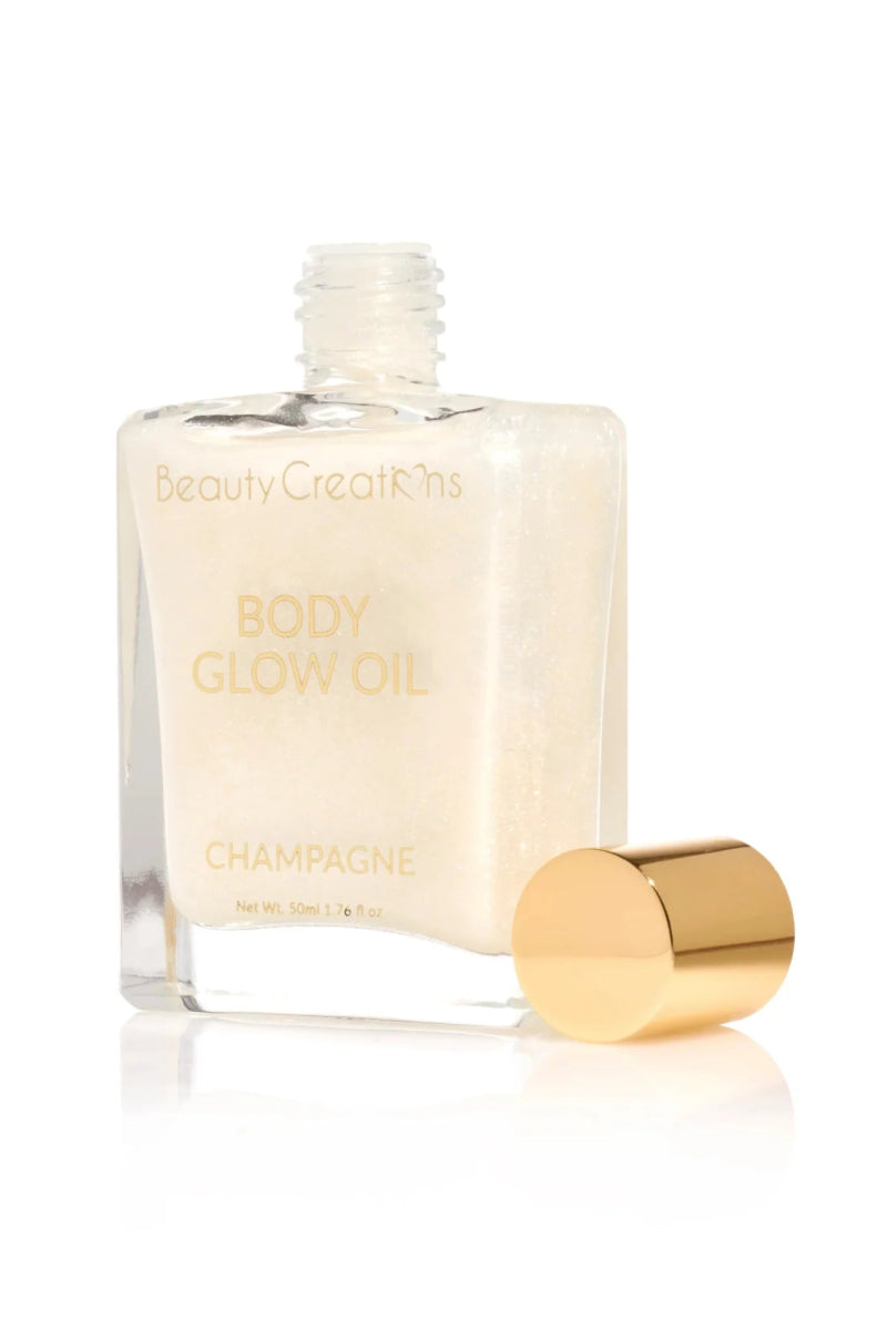 BCC Backup-Cosmetics-Beauty Creations - Body Glow Aceite De Brillo Corporal Champagne - Body Oil.-GBO-1