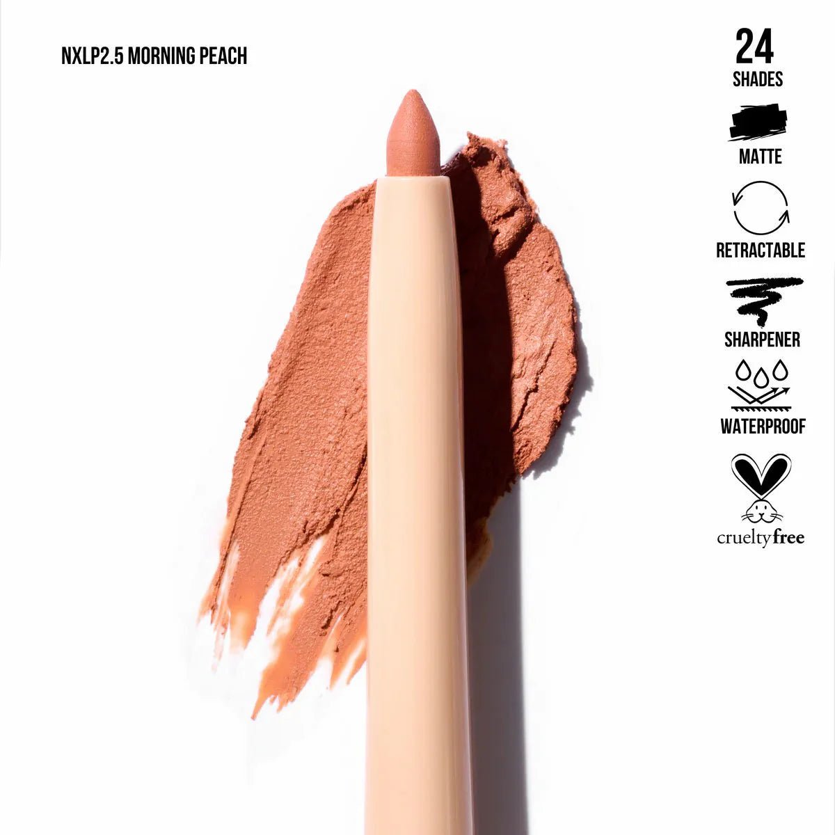 BCC Backup-Cosmetics-Beauty Creations - Delineador De Labios Nude X Morning Peach - Delineador De Labios-NXLP2.5
