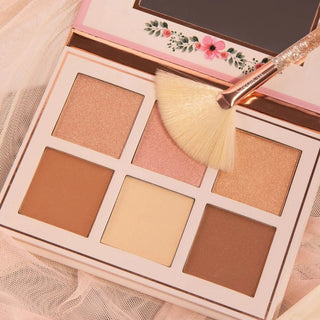 BCC Backup-Cosmetics-Beauty Creations - Floral Bloom Highlight And Contour - Paleta De Contorno E Iluminador-CF01