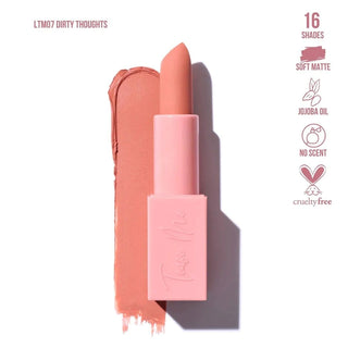 BCC Backup-Cosmetics-Beauty Creations - Labial En Barra Dirty Thoughts - Labial Tease Me-LTM07