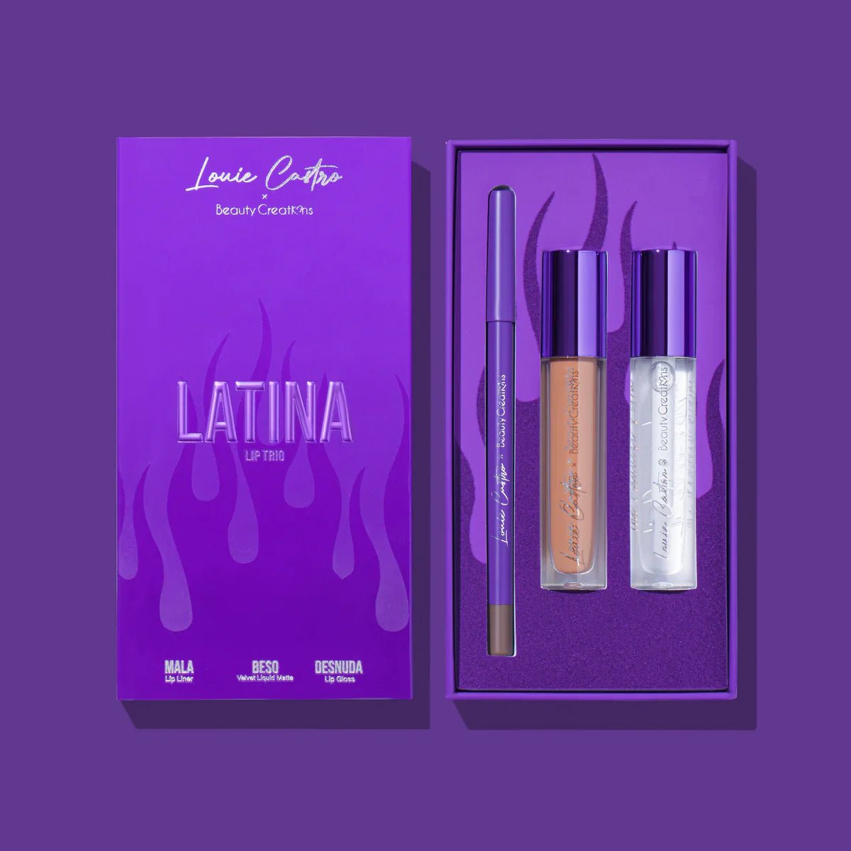 BCC Backup-Cosmetics-Beauty Creations - Louie Castro PR Box - Colección Completa Caja PR-LCPR