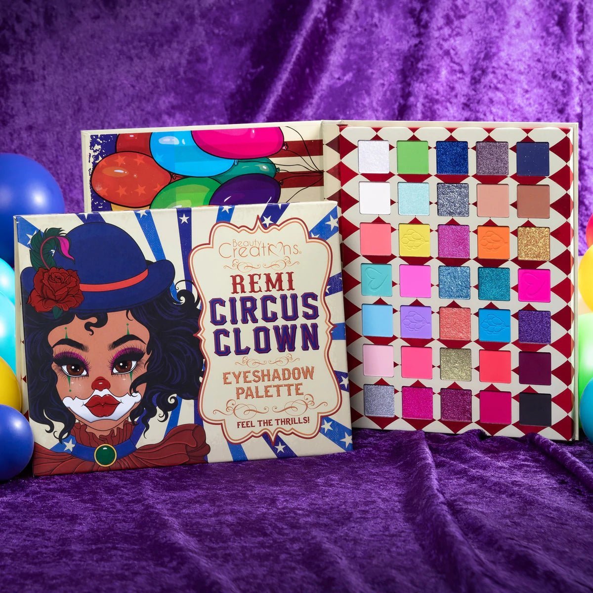 BCC Backup-Cosmetics-Beauty Creations - Remi The Circus Clown - Paleta De Sombras-EC35A