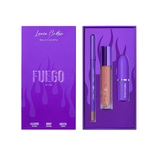 Beauty Creations Cosmetics Mx--Beauty Creations - Louie Castro Fuego Lip Trio - Trio Para Labios Louie Castro-LCL02