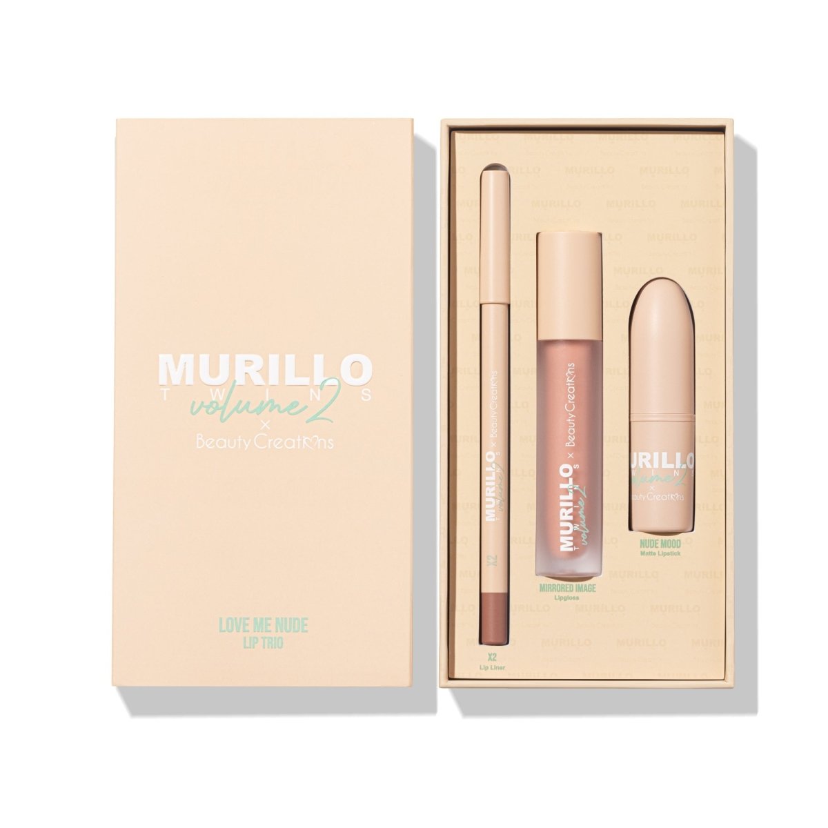 Beauty Creations Cosmetics Mx - Beauty Creations - Murillo Twins Vol. 2 - LOVE ME NUDE Lip Kit - MT2 - LT