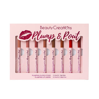 Beauty Creations Cosmetics Mx - lips - Beauty Creations - Plump And Pout Join PR - Delineadores y Gloss Stick - PPVS - JPR