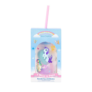 Beauty Creations MX - Beauty Creations x My Little Pony "I Want A Pony" Reusable Cup with Blenders - MLP - BC