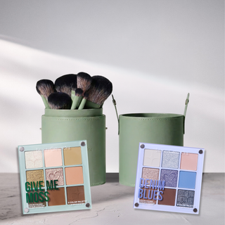 Bundle Paletas Magnéticas + Set de Brochas 24pzs - Green